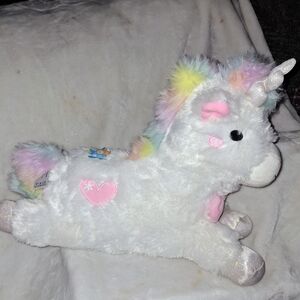 FAO Schwarz Plush Unicorn with Shimmering Horn